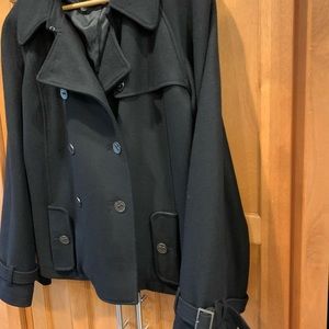 Calvin Klein Wool Short Pea Coat